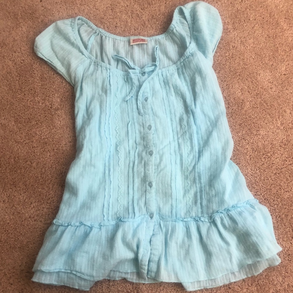 Light Blue Blouse
